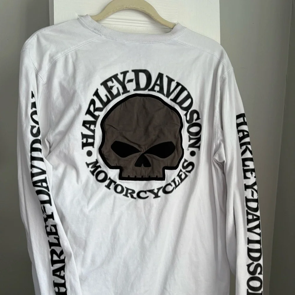 Harley-Davidson White and Black Graphic Long Sleeve - Picture 5 of 10